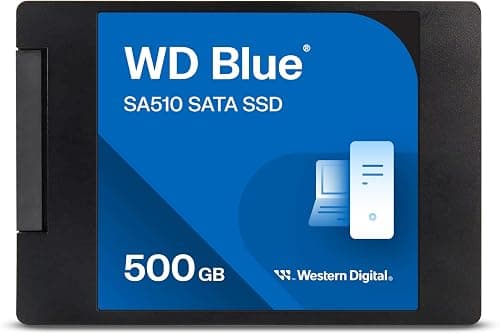 Western Digital WD Blue SA510 500GB SATA 2.5" SSD with up to 560MB/s read speed, WDS500G3B0A, Blue SA510 SATA SSD | SATA III 6 Gb/s, 2.5/7mm, Up to 560 MB/s, 6 Gb/s, 560 MB/s on Amazon.ae - Price Tracker