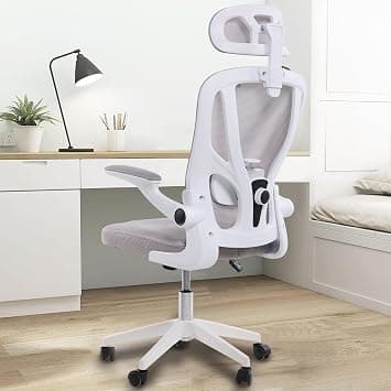 Computer Chair & Office Chair, Ergonomic Desk Chair, 330 LBS Home Mesh Office Desk Chairs with Wheels, Comfortable Gaming Chair, High Back Office Chair for Long Hours- White on Amazon.ae - Price Tracker