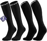 (2 Pairs) Compression Socks/Stockings for Men & Women,Speed Up Recovery Best Graduated Athletic Fit for Travel, Running, Nurses,Shin Splints, Flight & Maternity Pregnancy. Boost Stamina, Circulation - متتبع أسعار Amazon.sa