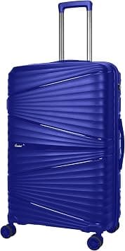 Senator Hard case luggage for Unisex PP Lightweight 4 Double Wheeled Suitcase with Combination Lock KH1005 (Checked Luggage 24-Inch, Blue) on Amazon - Best Deal Finder