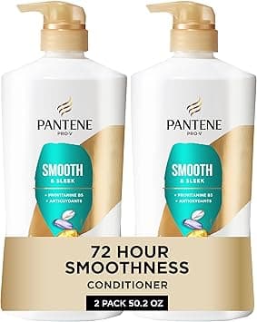Pantene Conditioner Twin Pack with Hair Treatment Set, Smooth and Sleek for Frizz Control, Safe for Color-Treated Hair on Amazon.ae - Price Tracker