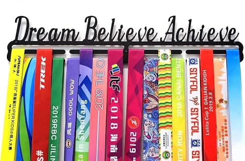 Dream Believe Achieve Medal Hangers for Runners Medal Holder for Running Awards Medal Rack Display Best Gifts for Sporting Honors on Amazon.ae - Price Tracker