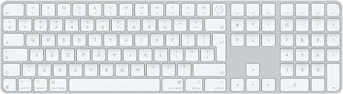 Apple Magic Keyboard with Touch ID and Numeric Keypad for Mac models with Apple silicon - International English - White Keys on Amazon - Best Deal Finder