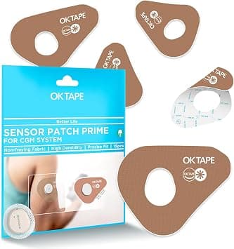 OK TAPE 15P Over Patches for Dexcom G7 & Stelo, Hypoallergenic Adhesive على Amazon.ae - متتبع الأسعار