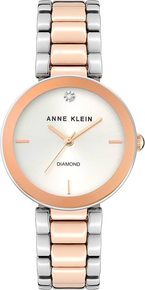 Anne Klein Women's Genuine Diamond Dial Bracelet Watch on Amazon.sa - Price Tracker