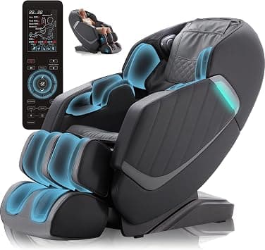 Massage Chair Full Body: 3D Zero Gravity Massage Chairs Shiatsu Recliner, Black on Amazon.ae - Price Tracker