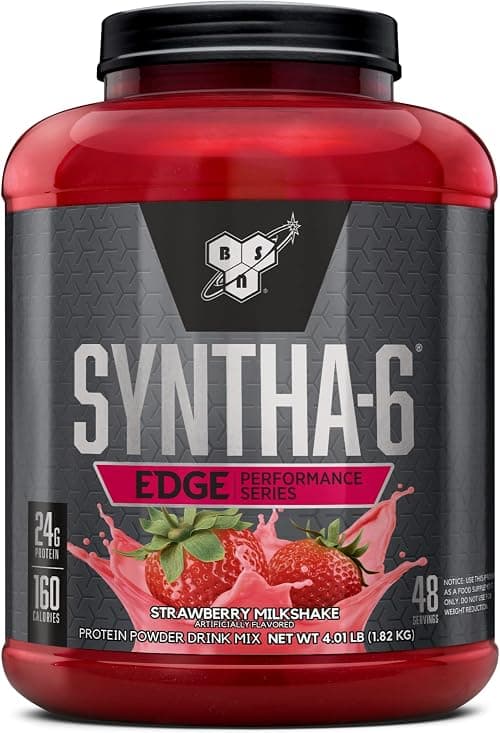 BSN SYNTHA-6 Edge Powder, Low Sugar, Strawberry Milkshake, 48 Servings on Amazon.ae - Price Tracker