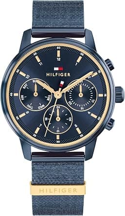 Tommy Hilfiger Analogue Multifunction Quartz Watch for Women with Blue Stainless Steel Bracelet - 1782809 - Amazon.sa Price Tracker