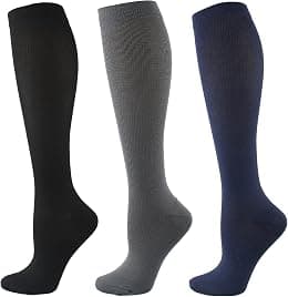 3 Pairs Compression Socks for Men Women - متتبع أسعار Amazon.sa