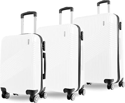 Reflection ABS Luggage, Lightweight & 360° Silent Wheels Suitcase, Airline Approved, ABS Hard Luggage Trolley, Travel Luggage with Spinner Wheels on Amazon.ae - Price Tracker