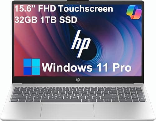 HP 15 Laptop (15.6" FHD Touchscreen, Intel Core i5-1334U (> i7-1255U), 32GB RAM, 1TB SSD) for Business, Students, Home, 10-Hour Long Battery Life, Webcam, Wi-Fi 6, Numpad, Fast Charge, Win 11 Pro on Amazon.ae - Price Tracker
