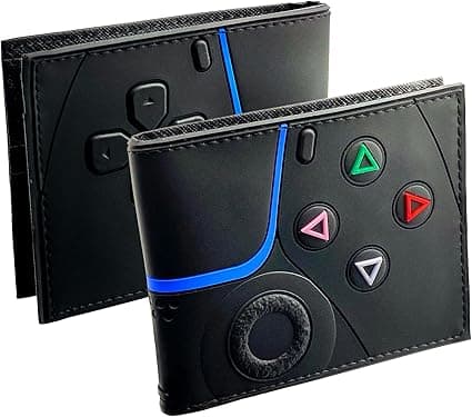 Retro Gamepad-Inspired Boys Wallet - Silicone Surface Material with Classic Game Gamepad Design, Multiple Card Slots and Coin Pocket - Video Game Kids Wallet in Black on Amazon.ae - Price Tracker