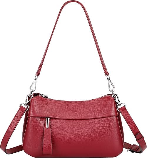 Over Earth Leather Handbags for Women Small Hobo Shoulder Bag Ladies Crossbody Purse on Amazon.ae - Price Tracker