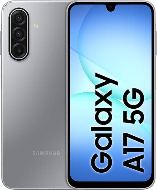 Samsung Galaxy A17 5G, Android Smartphone, 128GB Storage, 4GB RAM, Gray, 6x OS Upgrades, Large Display, 50MP OIS Camera (KSA Version) on Amazon.sa - Price Tracker
