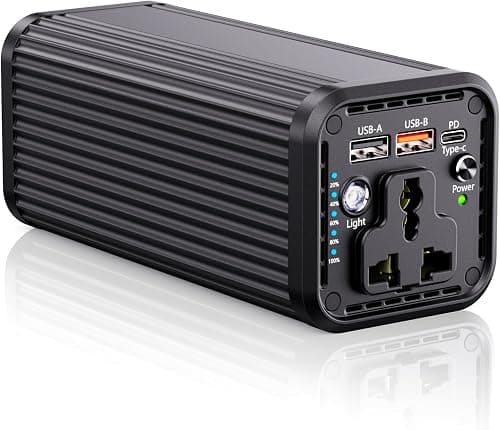 27000mAh Portable Power Station with AC Outlet & 4 Outputs - Emergency Travel Battery for Laptops (MacBook/HP), Drones, Cameras - Outdoor Solar Charger Compatible, Fast Charging for UAE Camping & Emer on Amazon.ae - Price Tracker