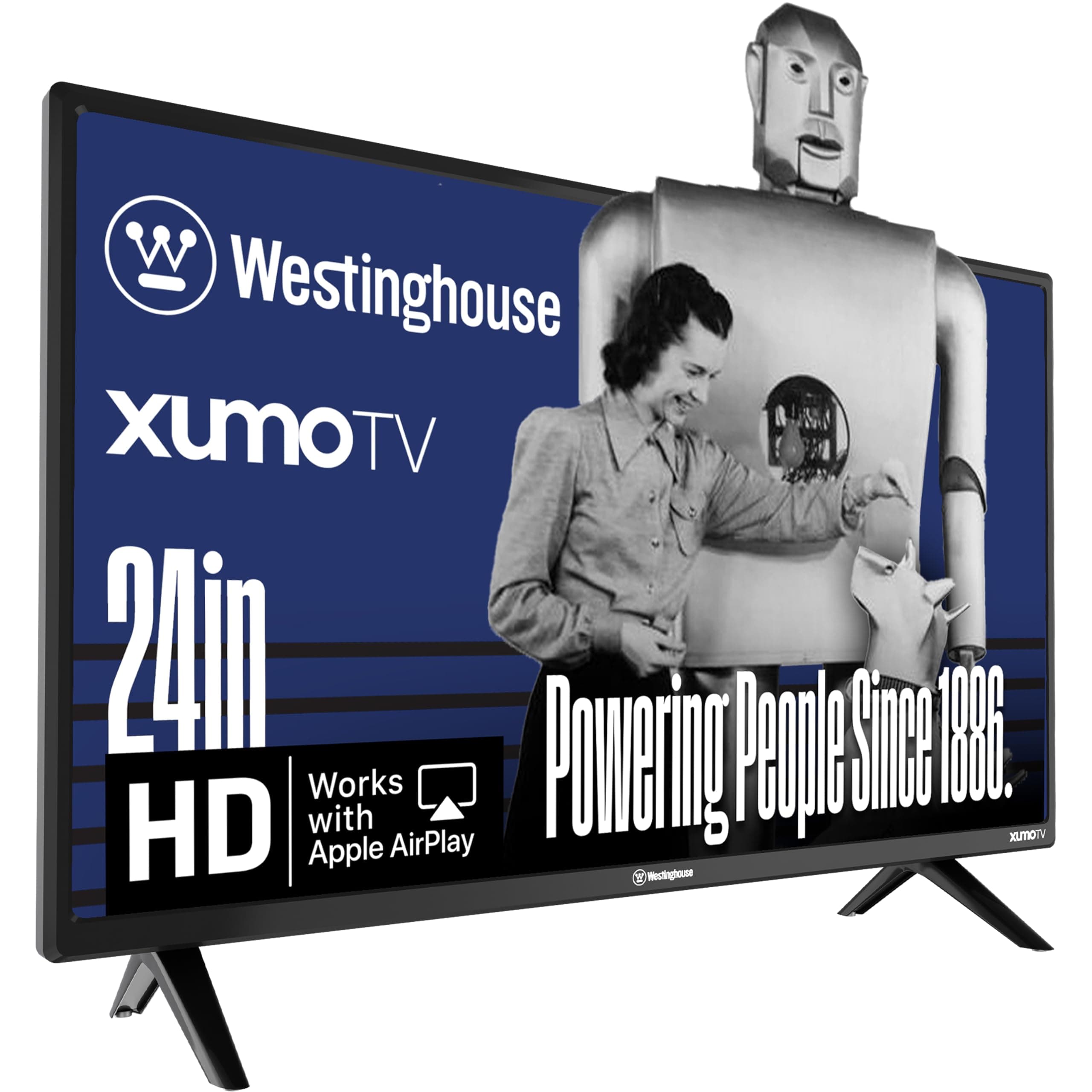 Westinghouse 24-inch Smart TV, HD Xumo TV with Voice Remote, Flat Screen Television w/Dolby Atmos, Bluetooth, Apple AirPlay, Wi-Fi & Mobile Connectivity on Amazon.ae - Price Tracker