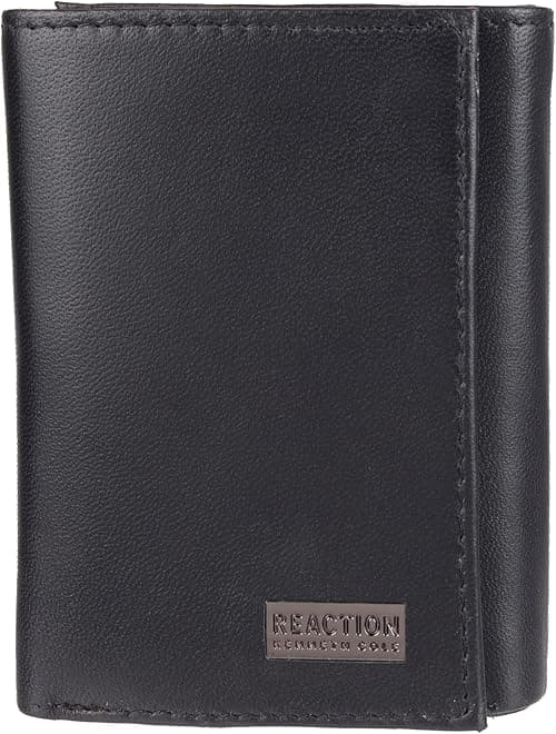Kenneth Cole REACTION Men's Wallet - RFID Genuine Leather Slim Trifold with ID Window and Card Slots on Amazon.ae - Price Tracker