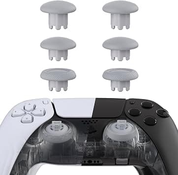 eXtremeRate Edge Sticks Swappable Thumbsticks for PS5 Controller, New Hope Gray Replacement Interchangeable Analog Stick Joystick for PS5, for PS4 All Model Controllers Universal - Without Controller on Amazon.ae - Price Tracker