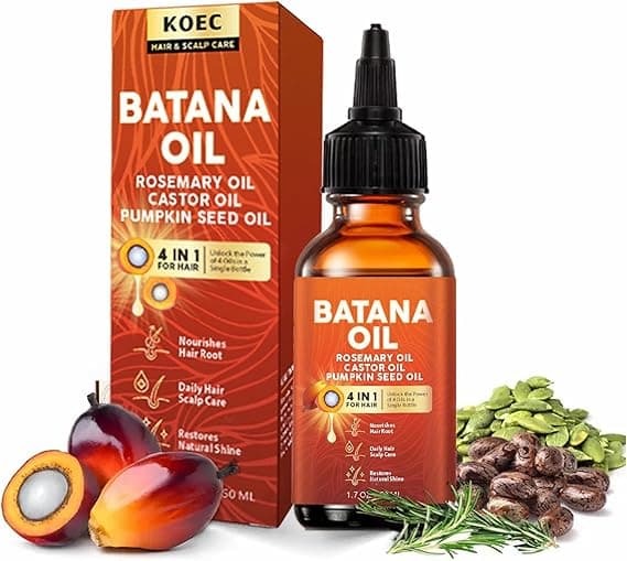 100% Pure Batana Oil for Hair Growth – USDA Certified, Organic & Cold-Pressed – Strengthens Roots, Anti-Hair Loss, Repairs Split Ends, With Castor Rosemary Pumpkin Seed oil for Scalp & Thicker Hair on Amazon.ae - Price Tracker