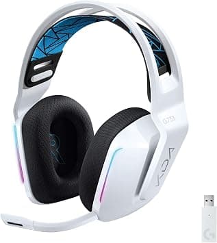 Logitech G733 K/Da Lightspeed Wireless Gaming Headset, Lightsync RGB, Blue Voice Mic, Pro-G Audio, Dts Headphone:X 2.0, Official League Of Legends Gaming Gear, Compatible With Pc/Playstation - White on Amazon - Best Deal Finder