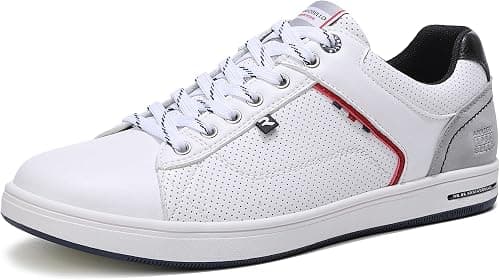 ARRIGO BELLO Mens Casual Shoes Sneaker Leather Fashion Trainers Business Walking Classic Style Sneakers Size 41-46 on Amazon.ae - Price Tracker