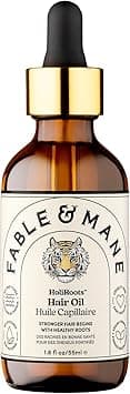 Fable & Mane and HoliRoots Indian Hair Growth Oil. Strengthening Scalp Treatment, Hair Oil for Dry Damaged Hair and Growth, Dry Scalp Oil Treatment for Hair - Genuine and Hair Oil. 1.8FL oz on Amazon.ae - Price Tracker
