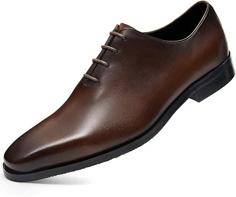 Men's Dress Shoes Oxford Formal Leather Shoes for Men on Amazon.ae - Price Tracker