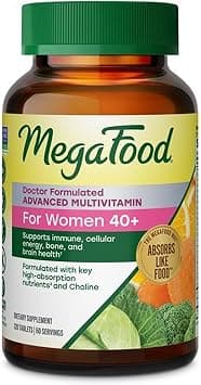 MegaFood Advanced Multivitamin for Women 40+ Doctor Formulated, 120 Tablets على Amazon.ae - متتبع الأسعار