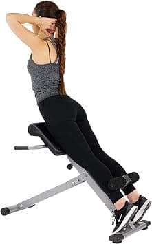 Sunny Health & Fitness Foldable Roman Chair, Back Hyperextension Bench on Amazon - Best Deal Finder