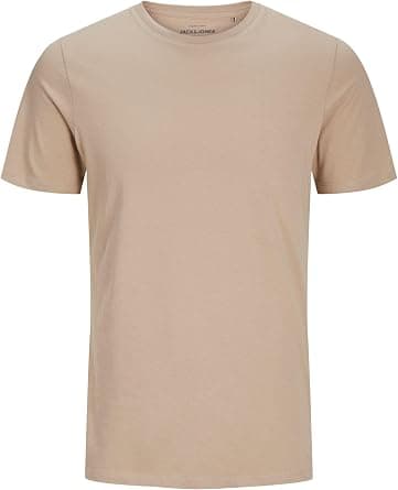 JACK & JONES mens JJEORGANIC Basic Tee O-Neck T-Shirt (pack of 1) على أمازون - دليلك لأفضل العروض
