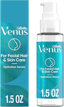 Gillette Venus Facial Hydration Serum with a Touch of Hyaluronic Acid, 1.5 oz Bottle, Use Post Dermaplaning Tool, Dermaplaning Moisturizer, Dermaplane Oil, Dermaplane Moisturizer, Pre Eyebrow Razor on Amazon.ae - Price Tracker
