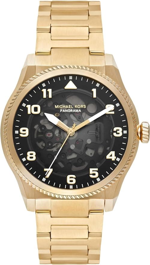 Michael Kors Men's MK9218 Panorama Gold-Tone Stainless Steel Watch on Amazon.ae - Price Tracker