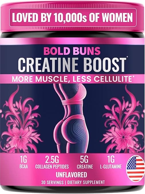 Creatine For Women | Powder Supplement To Increase Butt Volume & Reduce Cellulite | No Puffiness, No Fillers, Vegan (Unflavored, 30 Servings) - 292.5 G [The Color on Amazon.ae - Price Tracker