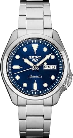 SEIKO Automatic Watch for Men - 5 Sports - Day/Date Calendar, LumiBrite Hands and Markers, and Rotating Bezel, 100m Water-Resistant on Amazon.ae - Price Tracker