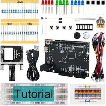 Freenove Basic Starter Kit with Board V5 Rev4 Mini (Compatible with Arduino IDE), Arm Cortex-M4 Microcontroller, 179-Page Detailed Tutorial, 140 Items, 34 Projects على Amazon.ae - متتبع الأسعار