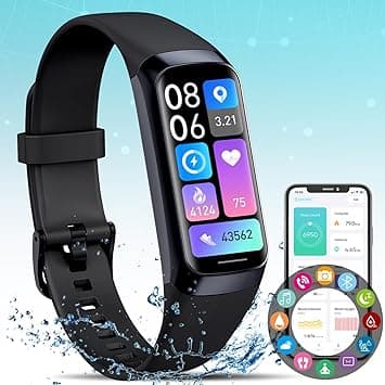 Smart Watch, Fitness Tracker Watch with Blood Pressure, Heart Rate Sleep Monitor, IP67 Waterproof Smartwatch, Calorie Counter, Pedometer Activity Trackers Smart Watch for Android iOS Men Women - Amazon.ae Price Tracker
