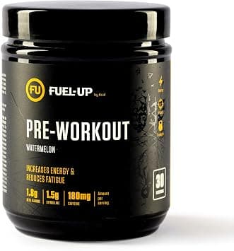 Pre-Workout, Watermelon, 180mg Caffeine, 30 Servings, 300g, Workout Supplement with Beta Alanine for Strength & Endurance على Amazon.ae - متتبع الأسعار