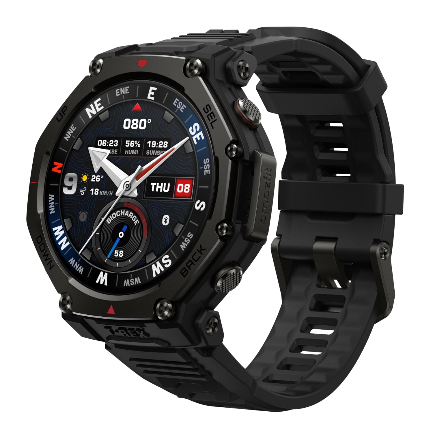Amazfit T-Rex 3 Pro Outdoor Smartwatch 48 mm Sapphire AMOLED Display, Titanium Bezel, Dual Band GPS, Offline Maps, 25 Day Battery, Integrated Torch, 10 ATM, 180+ Sports Modes for Android & iPhone on Amazon.ae - Price Tracker