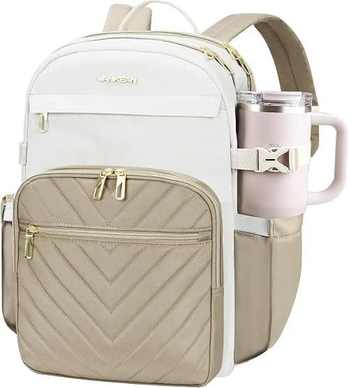 VANKEAN Laptop Backpack Women, 15.6-17.3" Computer Backpacks College Work on Amazon.ae - Price Tracker