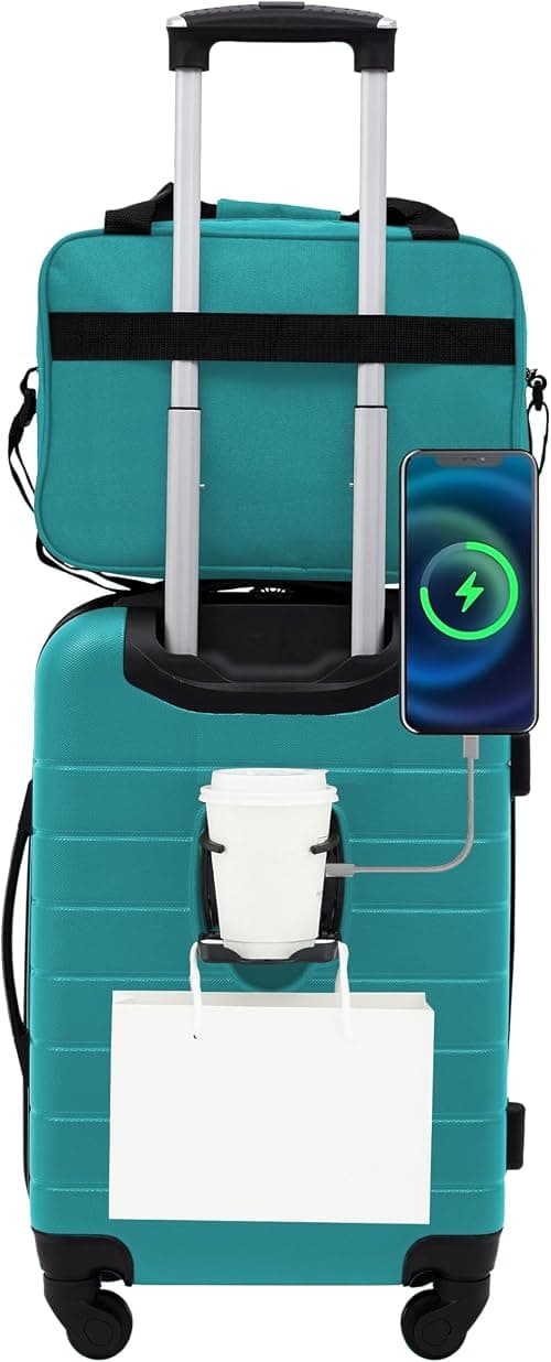Wrangler Smart Luggage Set with Cup Holder and USB Port on Amazon.ae - Price Tracker