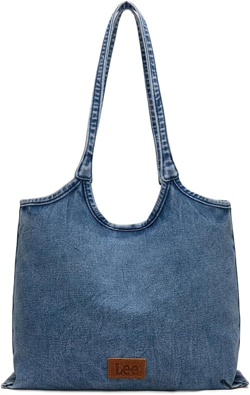 Montana West x Lee Denim Tote Bag for Women Casual Hobo Shoulder Bag & Handbags for Work, Travel, Shopping on Amazon.ae - Price Tracker