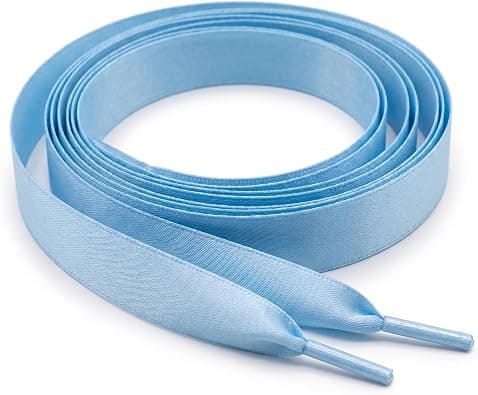 Pale Blue Flat Satin Ribbon Shoelaces for Bootlaces For Dr Martens To Fit Boot 1460w 8 eyelet /142cm /56" on Amazon - Best Deal Finder