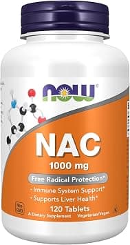 Now Foods Nac 120 Tablets, 1000 Mg on Amazon - Best Deal Finder