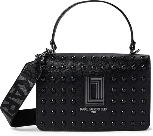 KARL LAGERFELD Womens Simone Studded Satchel Crossbody Cross Body on Amazon.ae - Price Tracker