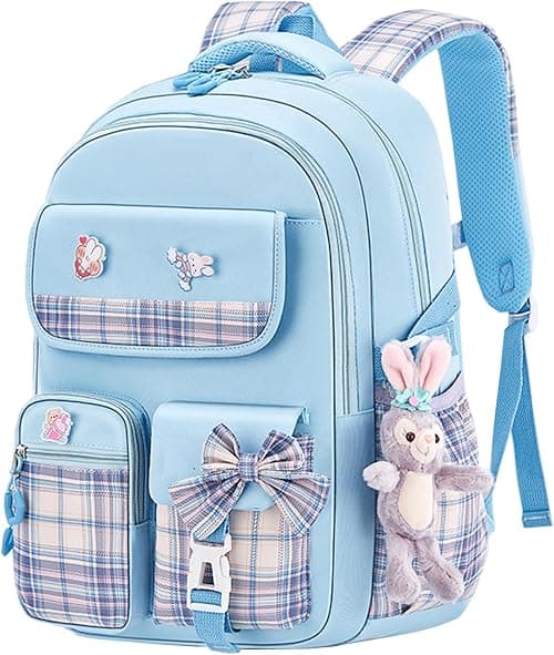 Qiccijoo Kids School Backpack for Boys and Girls Teens Elementary Backpack Large Toddler Bookbags Simple Modern Kindergarten Book Bag Lightweight Waterproof Cute Bag for Child on Amazon.ae - Price Tracker
