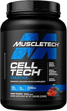 MuscleTech 1.36 kg Performance Series Cell Tech Fruit Punch Powder on Amazon.sa - Price Tracker