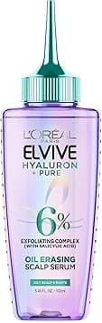 L'Oreal Paris Elvive Hyaluron + Pure Oil Erasing Scalp Serum with Salicylic Acid For Oily Hair, 3.45 Fl Oz on Amazon.ae - Price Tracker