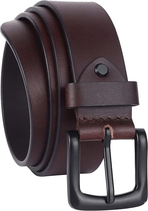 HAMMONDS FLYCATCHER Genuine Leather Belt for Men - Adjustable Waistband up to 46 Inches Belt for Jeans & Dress Pants - 1.5" Width - Zinc Casted Buckle - Formal & Casual Wear - Branded Mens Belt on Amazon.ae - Price Tracker