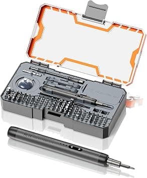 120 In 1 Electric Precision Screwdriver Set, Magnetic Drill And Storage, Mini Electric Screwdriver, Rechargeable, Suitable For Mobile Phones, Cameras, Laptops, Watches, Diy Repairs - Grey on Amazon.ae - Price Tracker