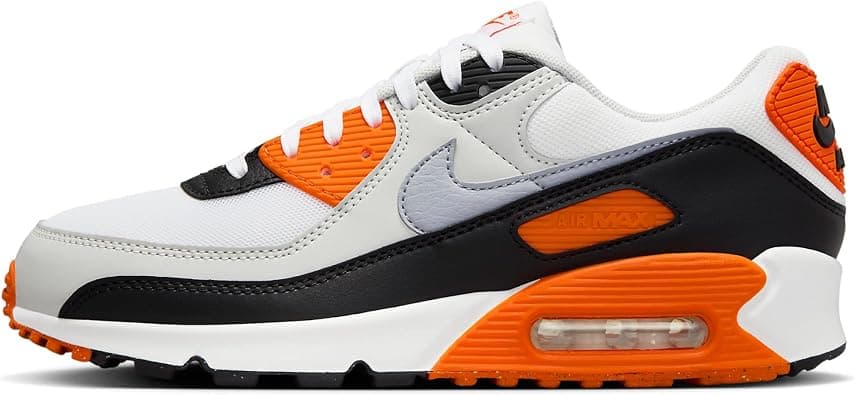 حذاء رياضي رجالي من NIKE Air Max 90 Essential باللون الأسود، مقاس 42. 5 EU, أسود, 35.5 EU على أمازون - دليلك لأفضل العروض